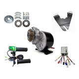Kit Motor 350w 36v Para Bike Triciclo Com Modulo E Suporte