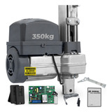Kit Motor Ppa Portão Eletrônico Basculante Predial 1/3 350kg Cor Preto 220v