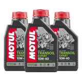 Kit Motul Transoil Expert 10w-40 3 Litros