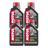 Kit Motul Transoil Expert 10w-40 4 Litros