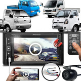 Kit Multimídia Pioneer Mp5 Chicote Câmera Moldura Kia Bongo