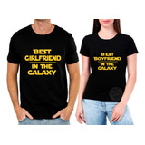 Kit Namorados Casal Camiseta Star Wars Best Galaxy Lgbt