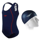 Kit Natação Infantil Maio Acqua Basic + Touca Flat Cap Cores