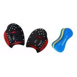 Kit Natação Speedo Palmar Power Padlle + Flutuador Pullbuoy