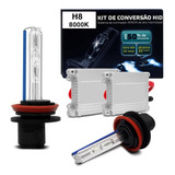 Kit New Xenon H8 8000k Azulada Plug And Play