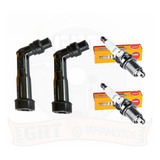 Kit Ngk Vela E Cachimbo (4 Peças) Honda Cb 400 450 Cbr Sr