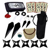 Kit Ninja Naruto Bandana Colar Nuvem + Anel Cosplay Geek