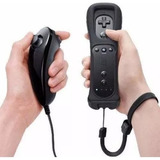 Kit Nintendo Wii Remote Motion Com Capa Silicone + Nunchuck