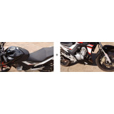 Kit Nova Twister Protetor De Tanque + Spoiler Preto Fosco
