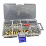 Kit Núcleo Válvula Schrader 33pcs Ar Condicionado Automotivo