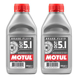 Kit Óleo Fluido Freio Motul Dot 5.1 Dot 5 500ml 2 Unidades