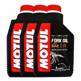 Kit Óleo Fluido Garfo Fork Oil Motul Fl Light 5w 3 Litros