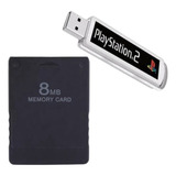 Kit Opl Ps2 Memory Card + Pendrive 128 Gb - Completo (50jog)