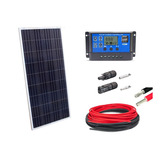 Kit Painel Placa Energia Solar 155w Contro20a Cabo E Mc4
