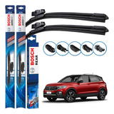 Kit Palhetas Dianteiras + Traseira Bosch T-cross 2019 A 2024