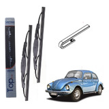 Kit Palhetas Limpador Para-brisa Fusca 53 A 96 Fixa Baioneta