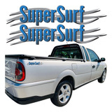 Kit Par Adesivos Super Surf Saveiro Parati G3 2003 2004 2005