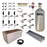 Kit Para Beer Truck 6 Vias Inox Para Chopp Premium