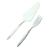 Kit Para Bolo 1 Espatula E 6 Garfos Style Circle Meridional