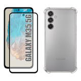 Kit Para Galaxy M35 5g - Película Fosca + Capa Tpu