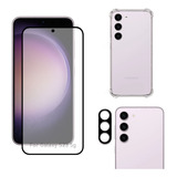 Kit Para Galaxy S23 5g - Película Fosca + Capa Tpu + Câmera
