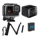 Kit Para Gopro Hero 13 Black Cx Estanque Bateria Carregador
