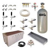 Kit Para Kombi Beer Com Resfriador A Gelo 4 Vias Completo