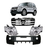 Kit Parachoque Farol Xenon Grade Pajero Full 2008 2009 2011