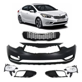 Kit Parachoque Grade Tela Milha Kia Cerato 2014 2015 2016