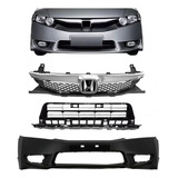 Kit Parachoque New Civic 2009 2010 2011 C Ressalto