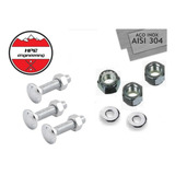 Kit Parafusos Inox Para-choque Vw Fusca Antigo .../70 18 Pçs