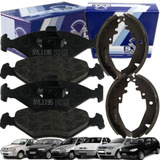 Kit Pastilha Dianteira Sapata Traseira Fiat Palio Siena