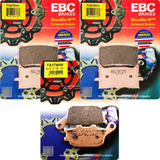 Kit Pastilha Freio Dianteiro Traseiro Ebc Honda Africa Twin 