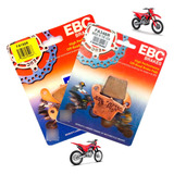 Kit Pastilha Freio Honda Crf 250f Crf250f 18/24 Ebc Premium