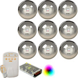 Kit Pdx1410n + 9 Led Premium Inox 316 18w Rgb Piscina Tholz