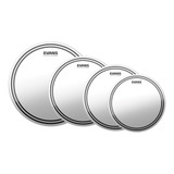 Kit Pele Tom Caixa 10 12 13 16 Evans Ec2 Porosa Frosted Dupl