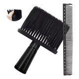 Kit Pente De Carbono Umi + Espanador Barbearia Profissional
