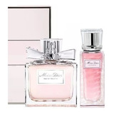 Kit Perfume Eau De Toilette Dior Blooming Roller Bouquet Small Dior Feminino Viagem Travel Versão Bolsa