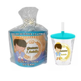 Kit Personalizado Balde De Pipoca + Copo Twister 80 Itens
