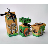 Kit Personalizado Dinossauro Milk Bala Sush 3d 90pç Promoção