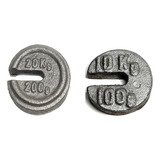 Kit Peso P/balança Pendulo/sacaria 2x100gr E 1x200gr 10e20kg Cor Cinza