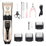 Kit Pet Maquina Silenciosa De Tosa Cachorro Gato 110v/220v 