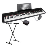 Kit Piano Bravo Bp6600 Digital 88 Teclas Bivolt + Suporte