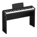 Kit Piano Digital Yamaha P-145 + Estante Suporte Opus Ep200 Cor Preto 110v/220v