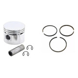 Kit Pistão 48mm + Anel P/compressor E Moto Compressores 