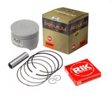 Kit Pistão Kmp Premium E Anéis Rik Yamaha Xt 600 1,00