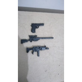 Kit Pistola - Sniper - Metralhadora 3d