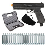 Kit Pistola Paintball Co2 Vesta .50 Rossi+maleta+capa+20cili