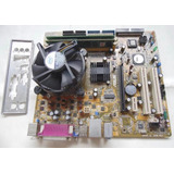 Kit Placa Mãe Asus P5vd2-mx Espelho Proc Hd 320 + Ram