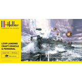 Kit Plástico Para Montar Lcpv Landing Craft - 1/72 - Heller